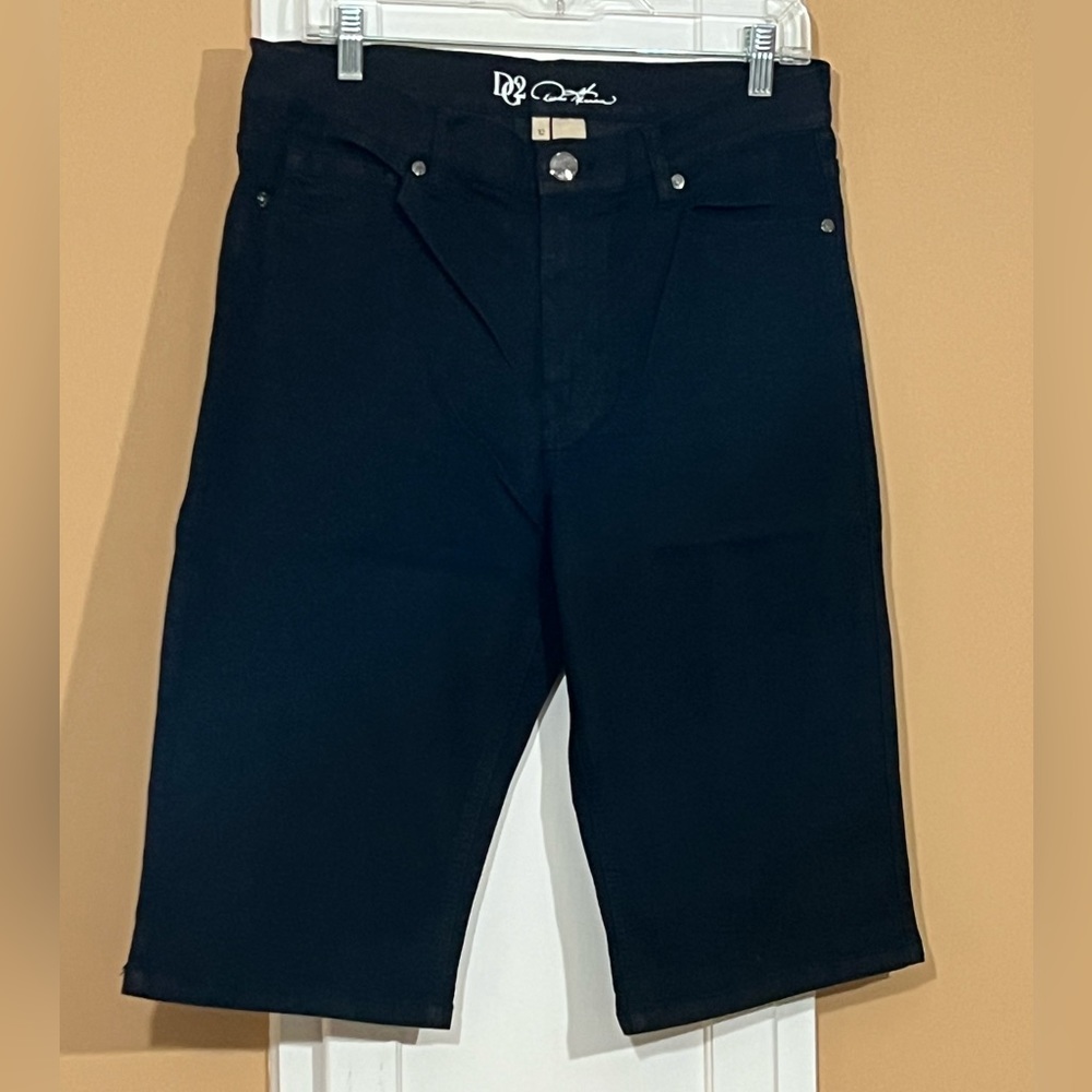 Diane Gilman DG2 stretch denim pedal pushers/shorts.